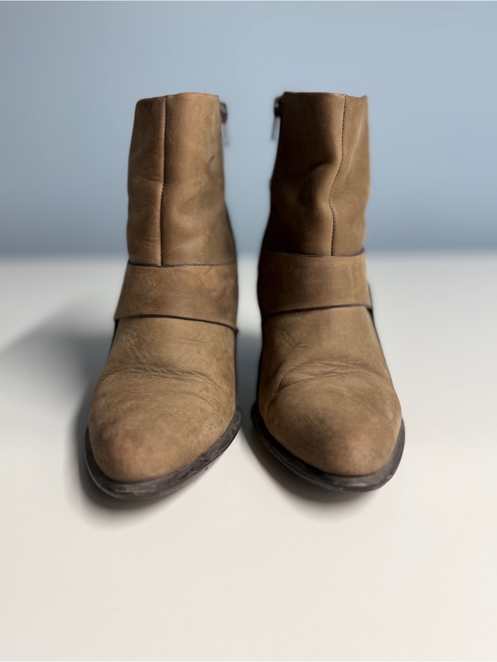 Aldo Tan Suede Women's Ankle Booties